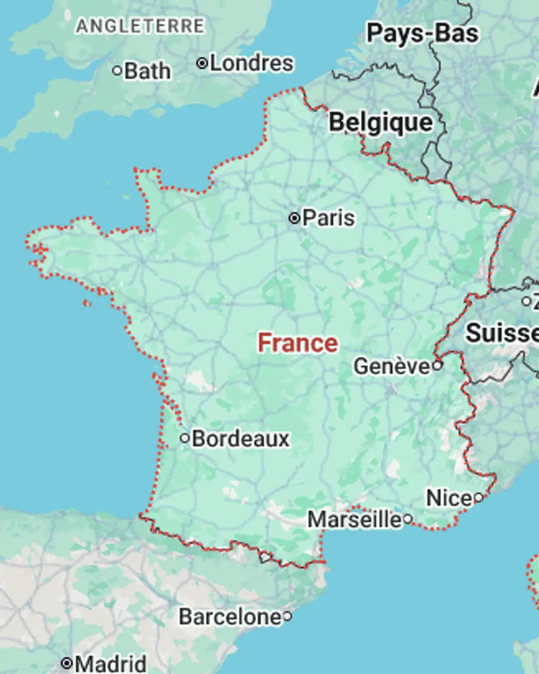 france - map